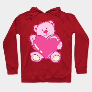 Pink Teddy -  Be My Valentine's Day Gift Hoodie